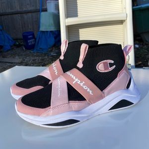 Champion Pink & Black Sneakers